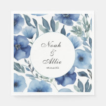Serene Blue Floral Boda