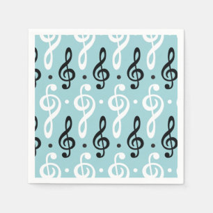 Servilleta De Papel Serene Melodies Treble Clef
