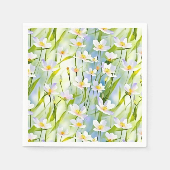 Servilleta De Papel Serene Wildflower   (Anverso)