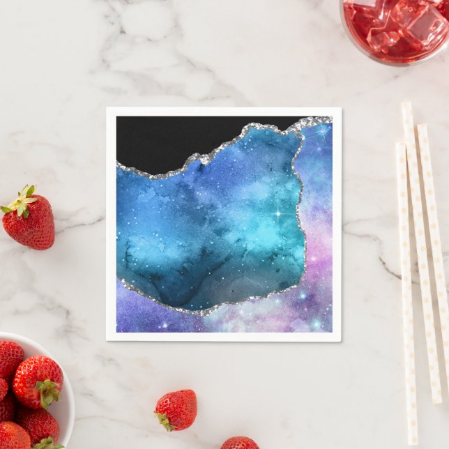 Servilleta De Papel Serie Galaxy Agate Diseño 17 (In situ)