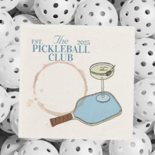 Servilleta De Papel serpiente de cóctel de pickleball