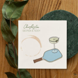 Servilleta De Papel serpiente de cóctel de pickleball