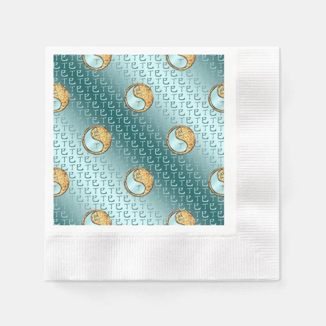Servilleta De Papel Serpiente de Fuego (Anverso)