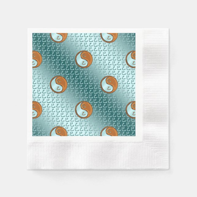 Servilleta De Papel Serpiente de Madera (Anverso)