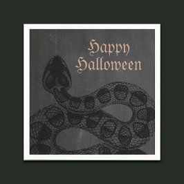 Servilleta De Papel Serpiente serpenteante de Halloween para adultos