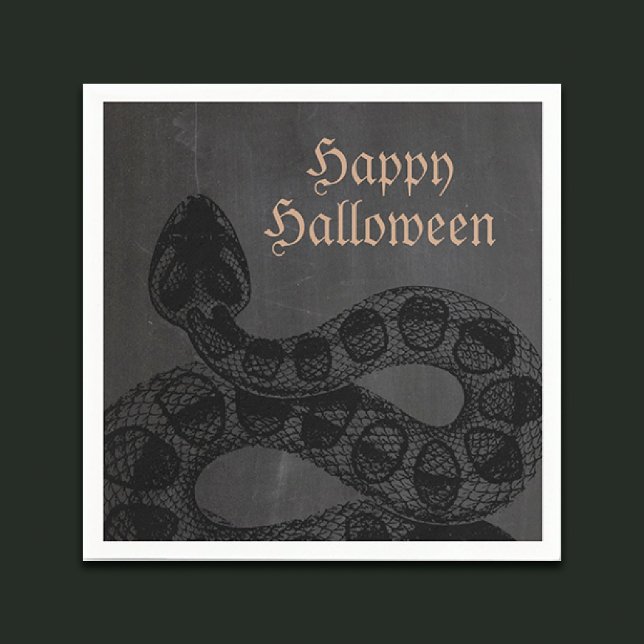 Servilleta De Papel Serpiente serpenteante de Halloween para adultos (Subido por el creador)