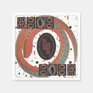 Servilleta De Papel Serpientes Mah Jongg Snake 2025