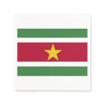 Servetten "Surinaamse vlag".