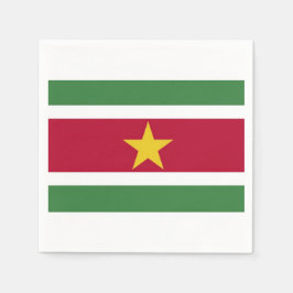 Servilleta De Papel Servetten "Surinaamse vlag".