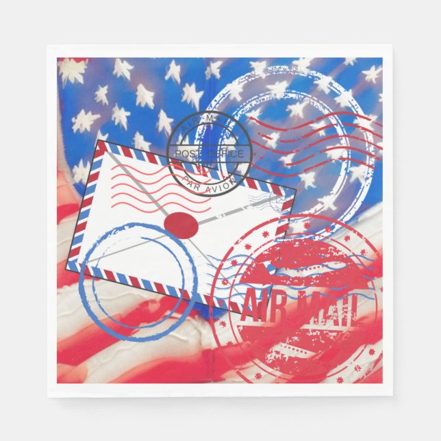 Servilleta De Papel Servicio postal (Anverso)