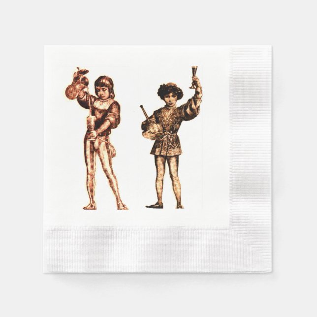 Servilleta De Papel "Servidores de bebidas" (Anverso)