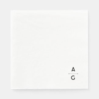 Servilleta De Papel Serviette en papier de mariage "Lettrus"