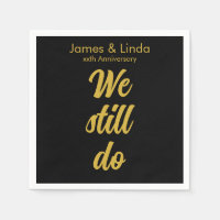 Serviette Fiesta de Aniversario del Oro Negro que 