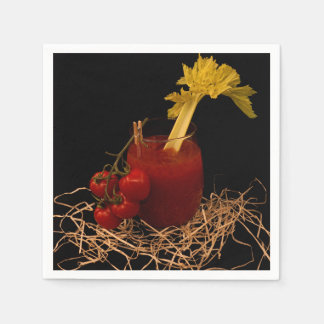 Servilleta De Papel Serviette - Motiv Cocktail Wodka Tomate
