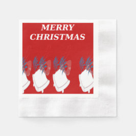Servilleta De Papel Serviettes en Papier Merry Christmas – Rouge