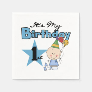 Servilleta De Papel Servilleta/primero cumpleaños