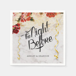 Servilleta De Papel Servilletas Burgundy Blush La Noche Antes de la Re