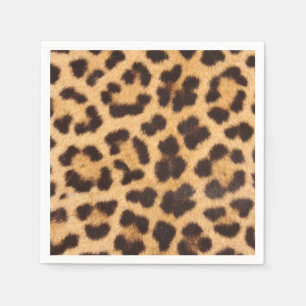 Servilleta De Papel Servilletas con estampado de estampado de leopardo
