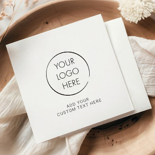 Servilleta De Papel Servilletas con logotipo de presupuesto, marca de