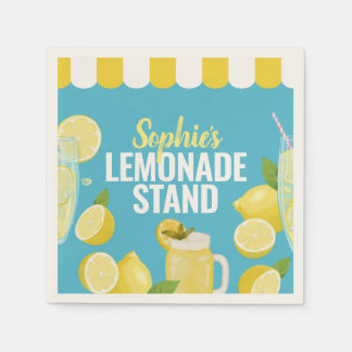 Servilleta De Papel Servilletas con nombre para puesto de limonada