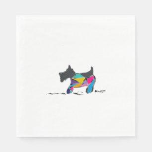 Servilleta De Papel servilletas con Schnauzer