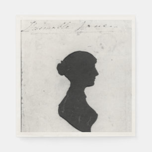 Servilleta De Papel Servilletas con silueta de Jane Austen