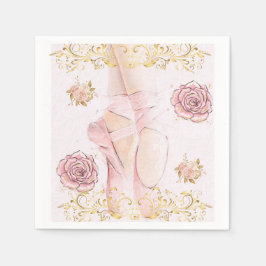 Servilleta De Papel Servilletas con tema de bailarina – Fiesta de ball