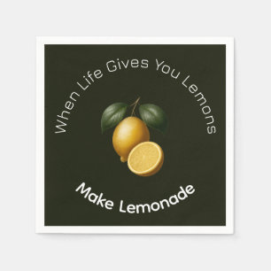 Servilleta De Papel Servilletas - Cuando la Vida te Da Limones Haz Lim