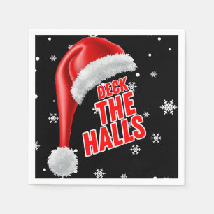 Servilleta De Papel Servilletas de 3 capas Deck The Halls Snow Collect