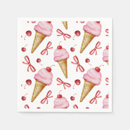 Servilleta De Papel Servilletas de Acuarela Sweet Coquette