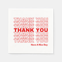 Servilletas de Agradecimiento