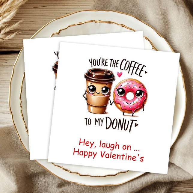 Servilleta De Papel Servilletas de amor de comida divertidas para San  (Cute Funny Food Love Napkins Valentine)