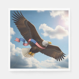Servilleta De Papel Servilletas de Arte de Águila Patriótica – Ascenso