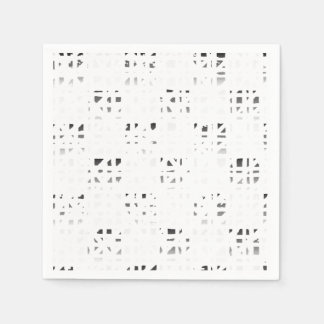 Servilleta De Papel Servilletas de Arte Negro, Blanco, Gris 2