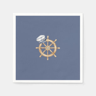 Servilleta De Papel Servilletas de baby shower náutico 'Ahoy It's a Bo