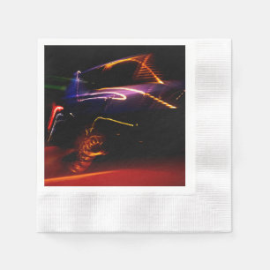 Servilleta De Papel servilletas de baile de coches morados