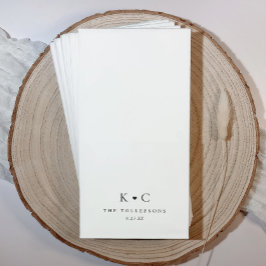 Servilleta De Papel Servilletas de baño personalizadas para boda para