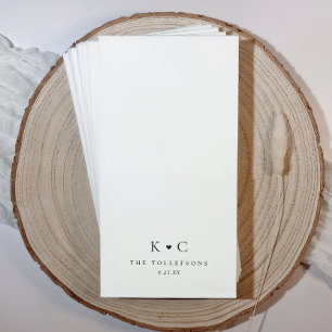 Servilleta De Papel Servilletas de baño personalizadas para boda para