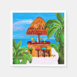 Servilleta De Papel Servilletas de bar de playa Tiki