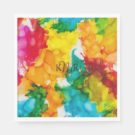 Servilleta De Papel Servilletas de Bat o Bar Mitzvah Un Toque de Color