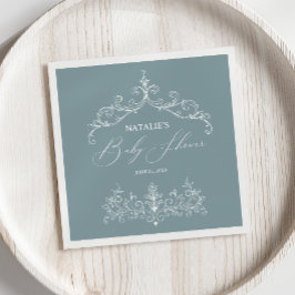 Servilleta De Papel Servilletas de bebé vintage atemporales florales a