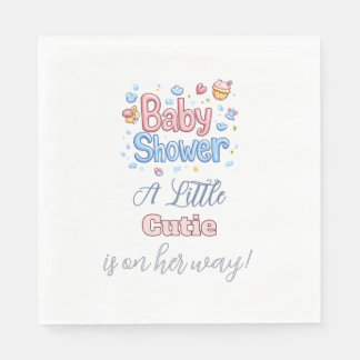 Servilleta De Papel Servilletas de Bienvenida Pequeño Cumpleaños Baby