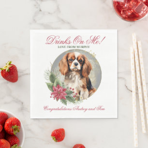 Servilleta De Papel Servilletas de boda Cavalier King Charles Spaniel