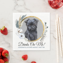 Servilleta De Papel Servilletas de boda con foto de perros Affen Pinsc