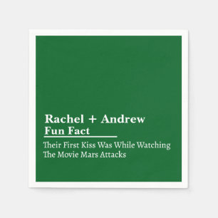 Servilleta De Papel Servilletas de boda con nombre personalizado diver