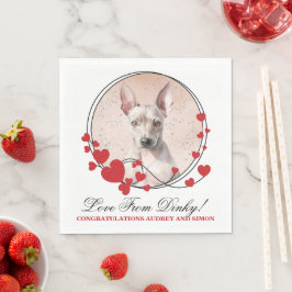 Servilleta De Papel Servilletas de boda de American Hairless Terrier c