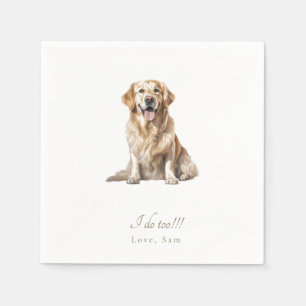Servilleta De Papel Servilletas de boda de mascota personalizadas!!!