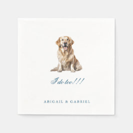 Servilleta De Papel Servilletas de boda de mascota personalizadas con 
