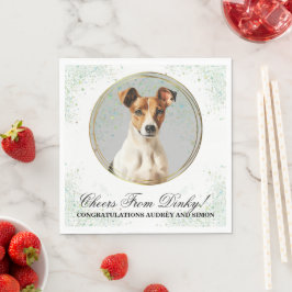 Servilleta De Papel Servilletas de boda de Smooth Fox Terrier con foto