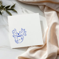 Servilletas de boda personalizadas con paloma y co